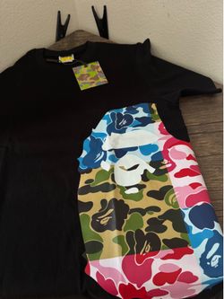 Color Camo bathing Ape T