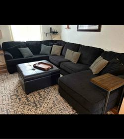 Gray Sectional Couch Sofa