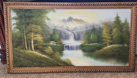Oil Painting With Frame Size 52x29