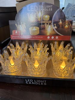 Crown Tea lights