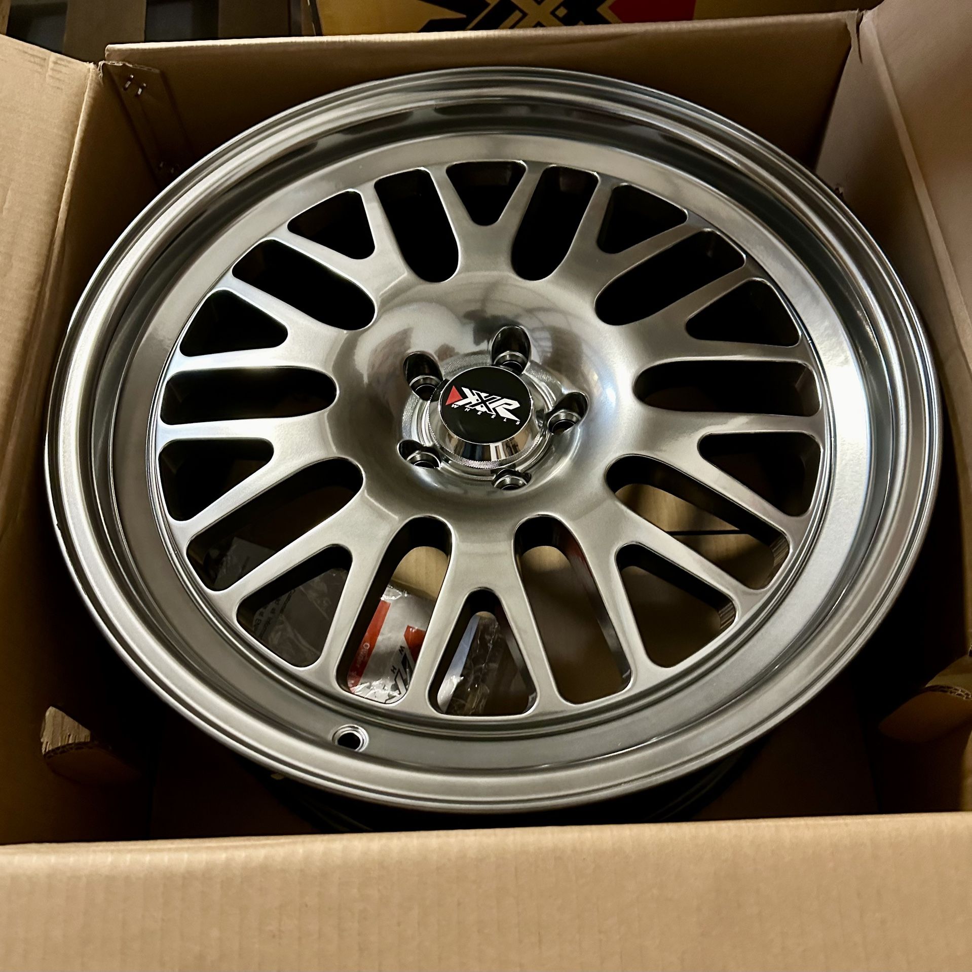 4 Rims XXR 531 chromium Black Machine Lip 18x8.5 5x100 +35