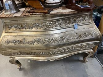 Gold gilt Bombay Chest