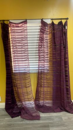 Curtains, Plus Rods and Hangers