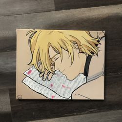 Ash Aslan Lynx Banana Fish Painting