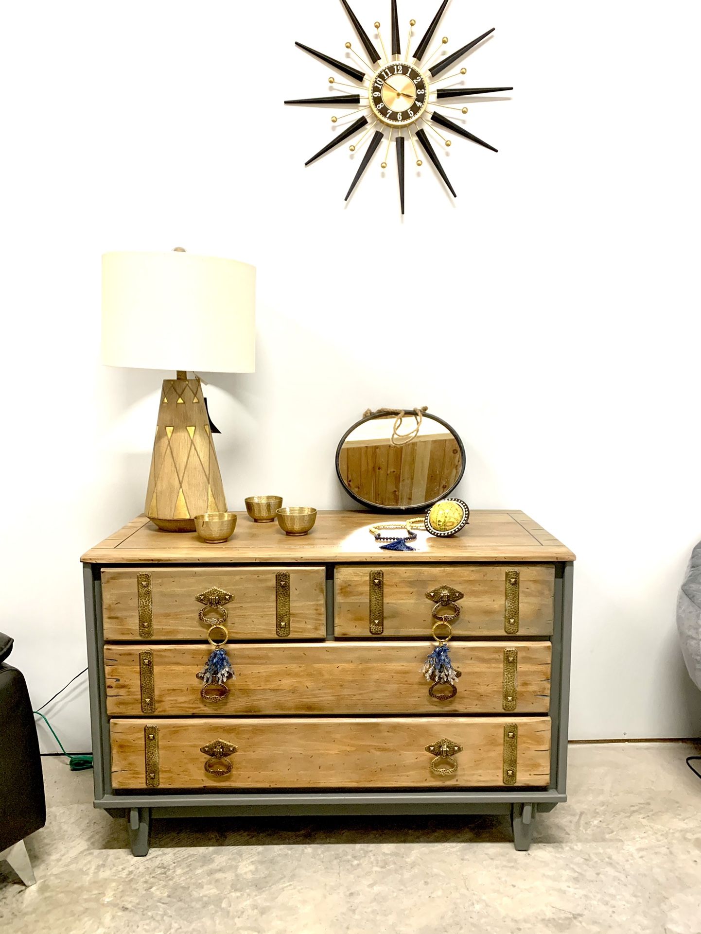 Vintage Four Drawer Refinished Chest