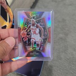 Ayo Dosunmu Rookie Silver Prizm Premier Level Select Basketball Card