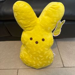 Peeps Yellow Bunny Plush with Tag 15”