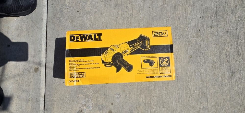 Dewalt 20v Grinder Brushless Brand New Tool Only
