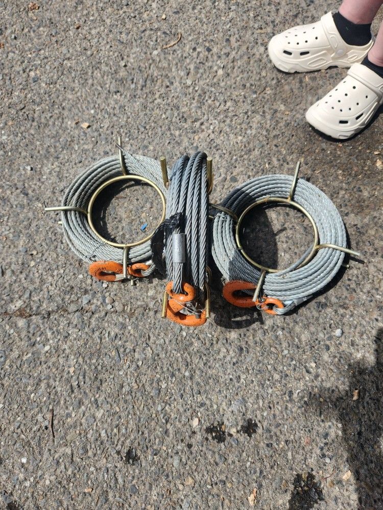 20 Foot Cable 1half Inch Swedged Hook