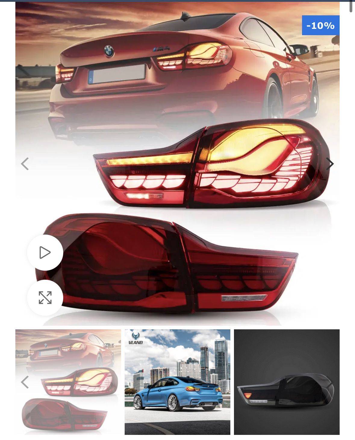 BMW 4 Series Tail Lights