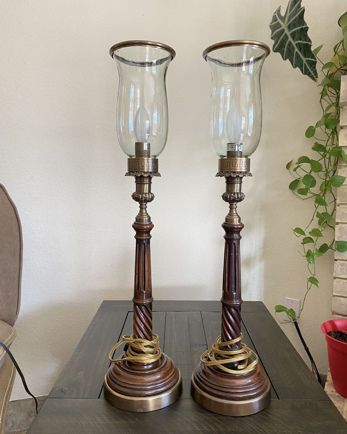 Pair Of Vintage Lamps
