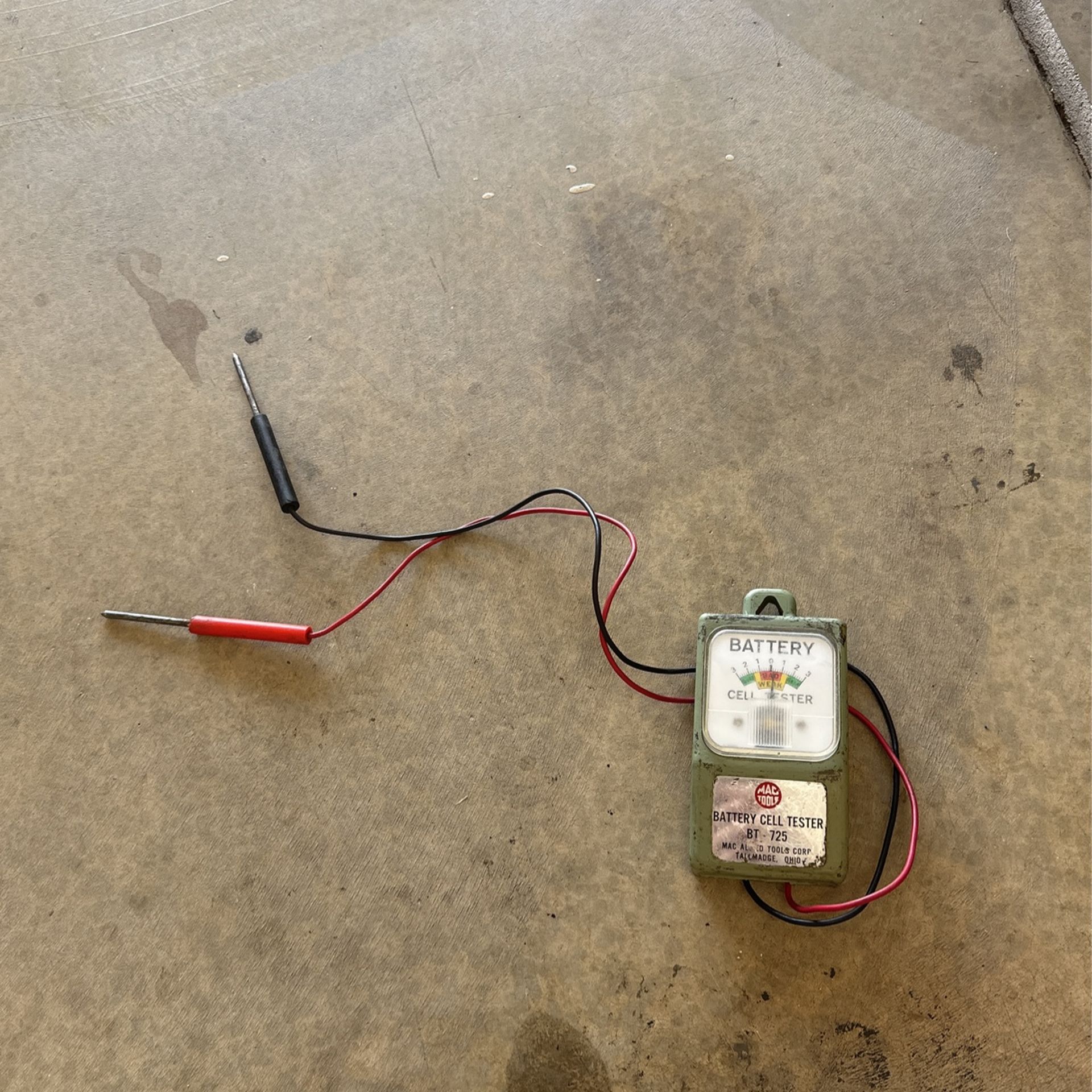 Mac Tools Battery Cell Tester BT-725