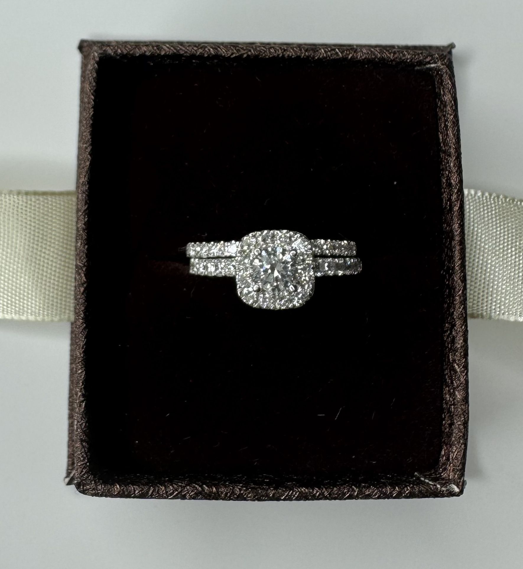 Diamond Engagement Ring Set Super Sale 