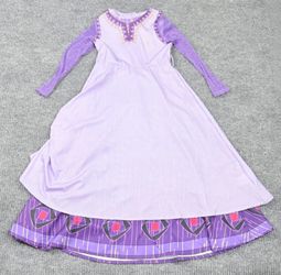 Asha Inspired Costume Dress Girls 7Y Wish BIBIHOU Lavender NWT - Belt Missing