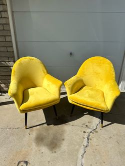 Yellow Alexandria Accent Chairs