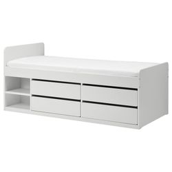 IKEA Slaekt Bedframe With Drawers