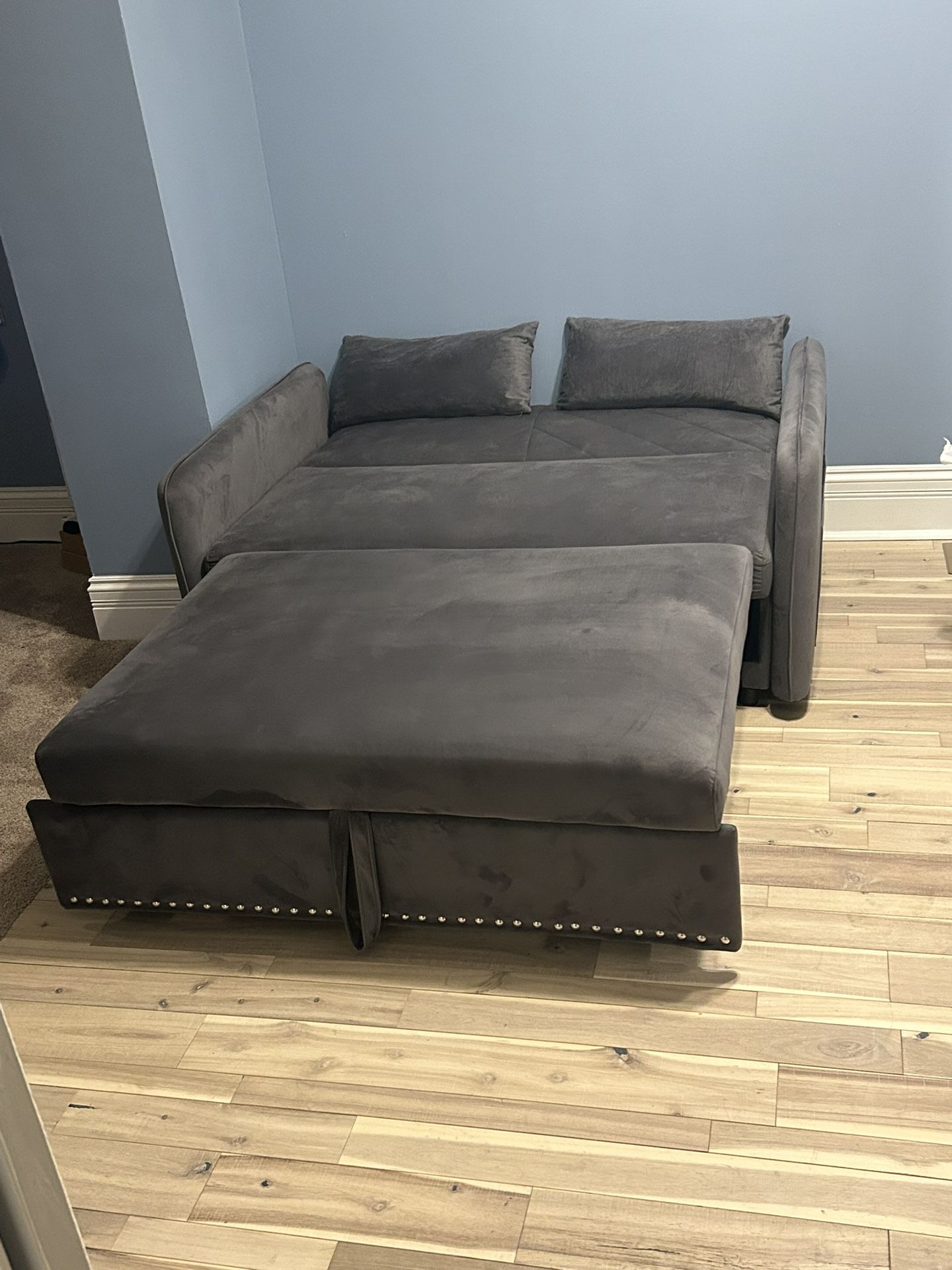 Sleeper Sofa / couch  With Charger Port