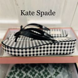 Kate Spade Wedge Platform Flip Flops