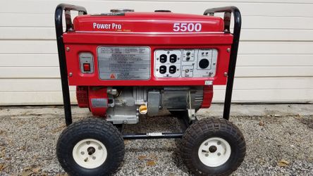 5500 WATTS POWERFUL GENERATOR ALMOST NEW WORKING PERFECT