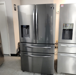 Samsung 4‑Door French Door Fridge – Stainless, Water & Ice