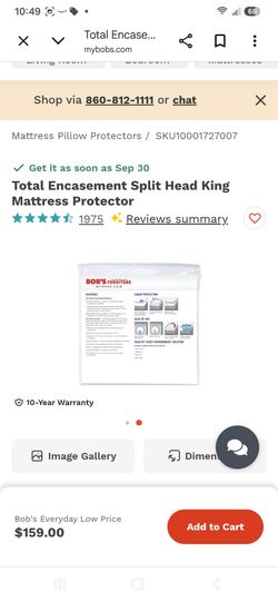 Total Encasement Split Head King Mattress Protector