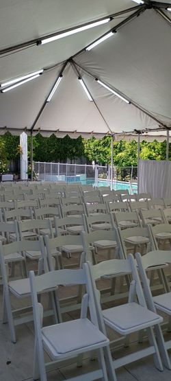 Carpa 20x30 15x30 sillas mesas manteles
