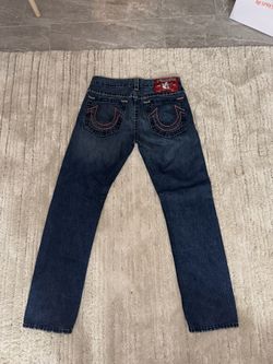 Vintage x True Religion Jeans 33 GENO SUPER T Red Stitching