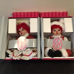 Marie Osmond Holiday Kissy And Huggs Limited Edition 2003 Dolls