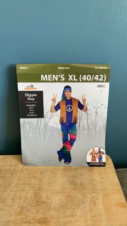 HALLOWEEN 70s HIPPIE ADULT SIZE XL COSTUME