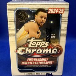 2024-2025 Topps Chrome Basketball Blaster Box