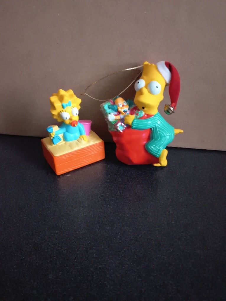 2 Collectable Simpsons Very Clean And Rare