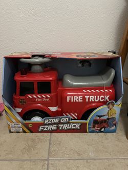 Ride On Fire Truck For Kids 