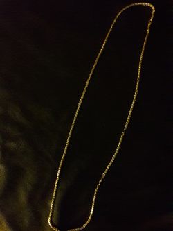 10k Franco gold chain . Real