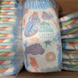 Pampers Easy Ups - Size 3T-4T - 62 Counts 