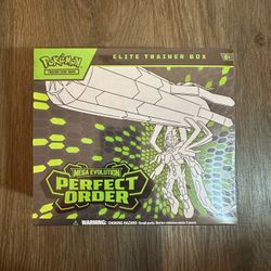 Pokemon Perfect Order Elite Trainer Box. 