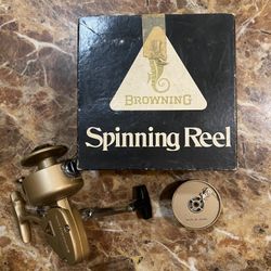 New Vintage Browning Spinning Reel & Box 