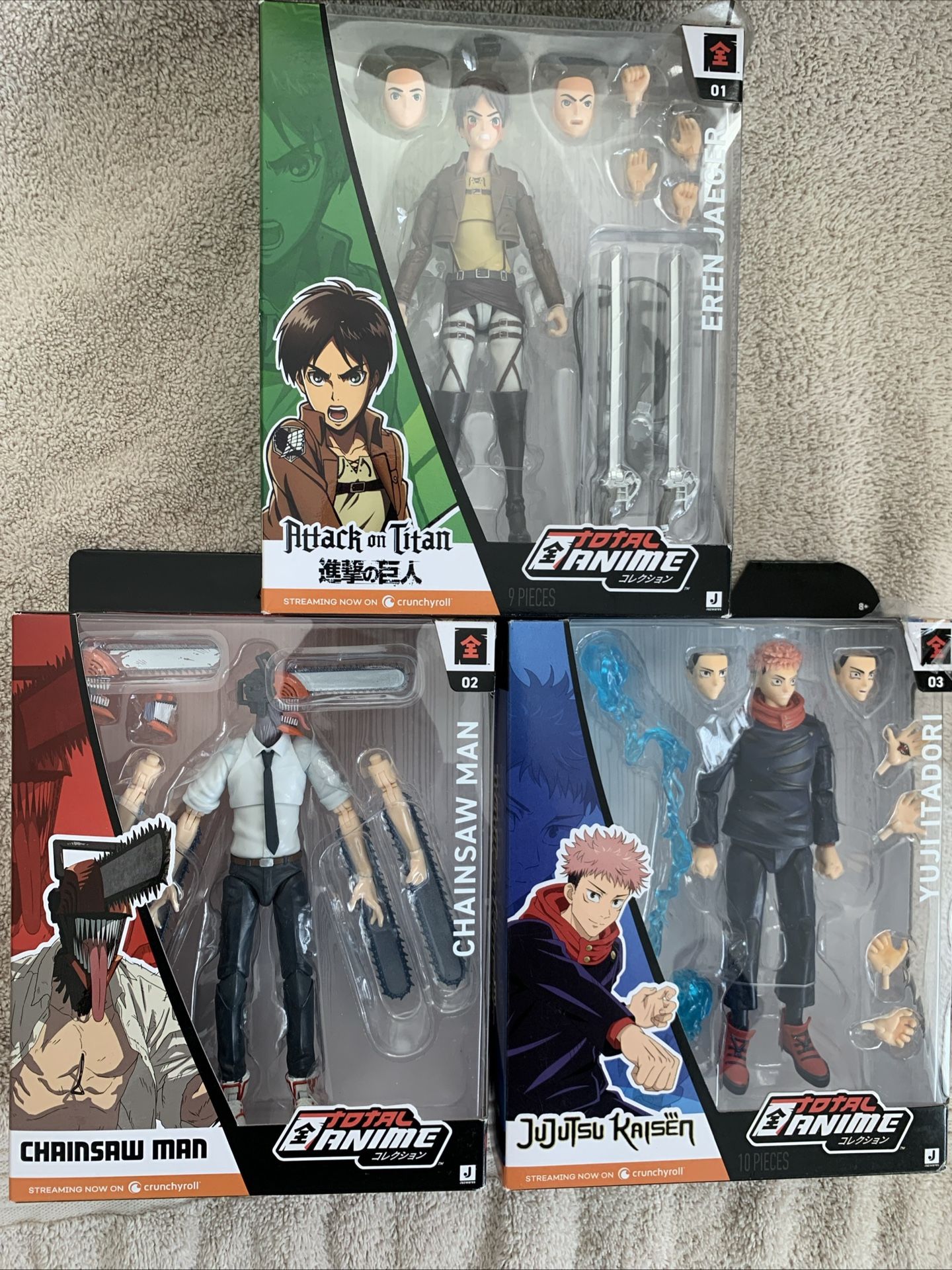 Jazwares Total Anime 6.5” Action Figures
