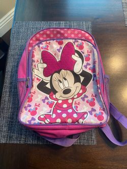 14x10 Disney Minnie Mouse backpack