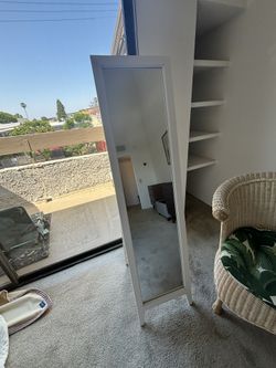 White Full Body Mirror