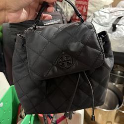 Tory Burch Mini Black Backpack 