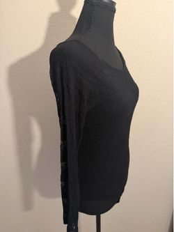 Sheer black bodysuit