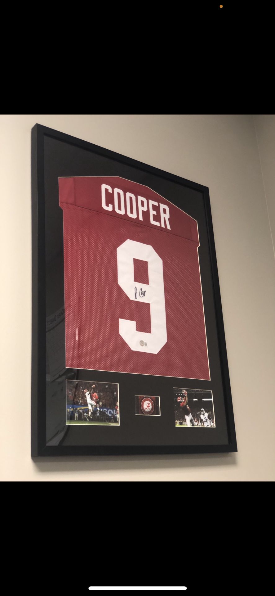 Signed Amari Cooper Alabama Jersey #9