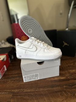 AF1 Silver/White