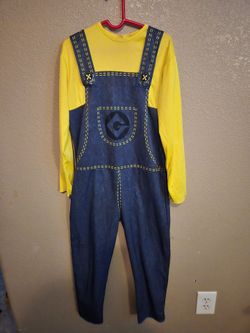 Minion Halloween Costume Jumpsuit 6/7