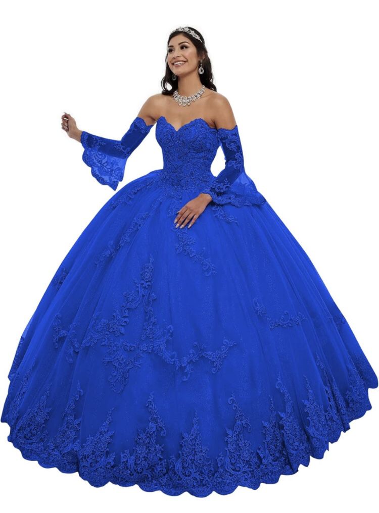 Royal Blue Sweet 16 Dress