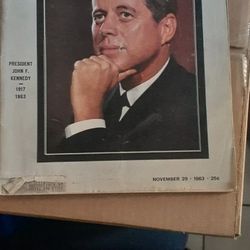 Vintage Life Magazine November 29, 1963  J.F.K.