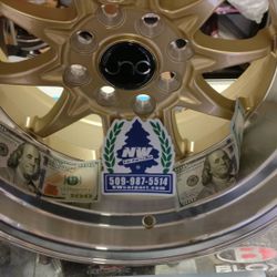 15x9 4x100 gold