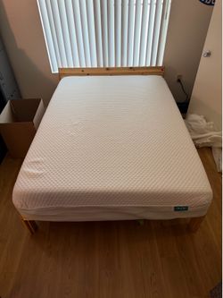 Full Size Mattress + Ikea Frame