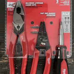 Nuevo! 🆕 Milwaukee 3-Piece Tool Set ⚒️ 