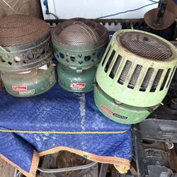 3 Vintage Coleman Catalytic Heater Camping